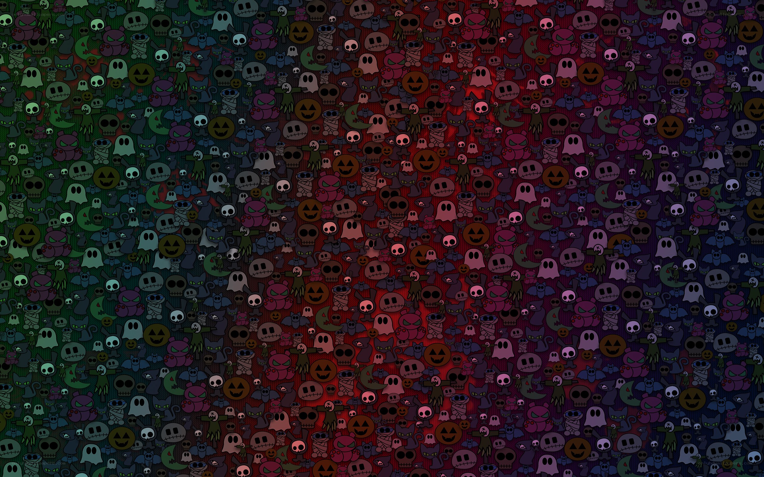 Halloween pattern wallpaper