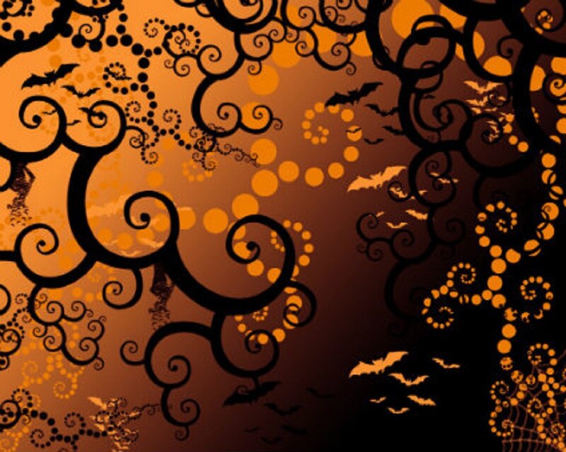 Halloween Pattern with Bats