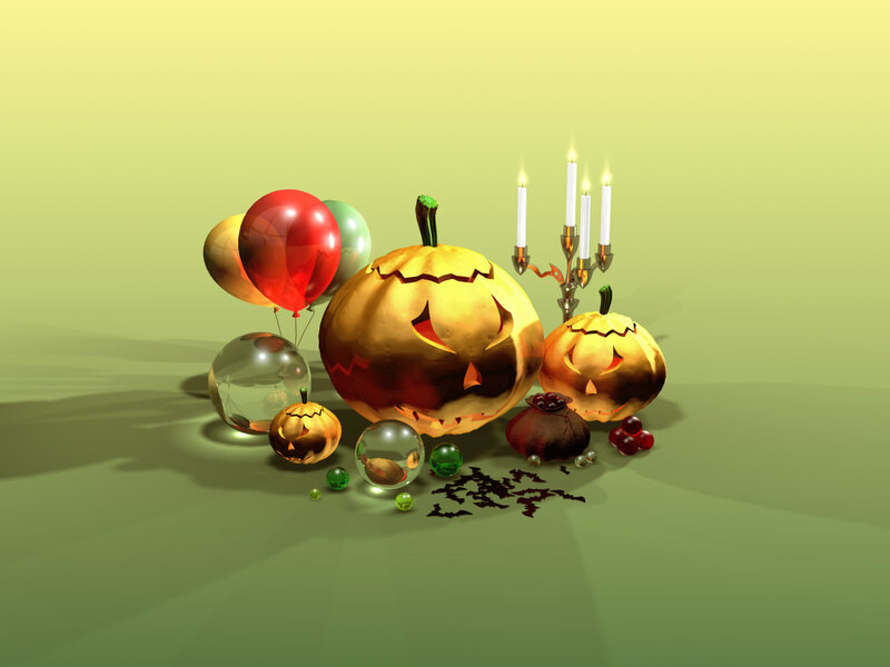 Halloween pumpkin arrangement