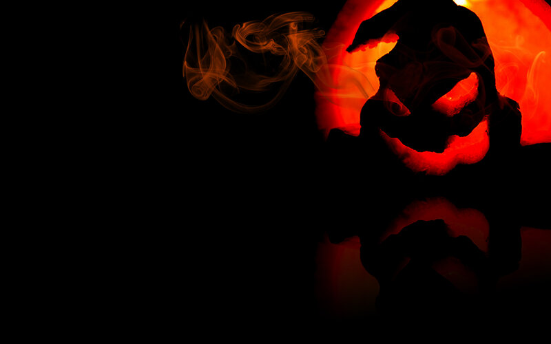 halloween pumpkin ghost