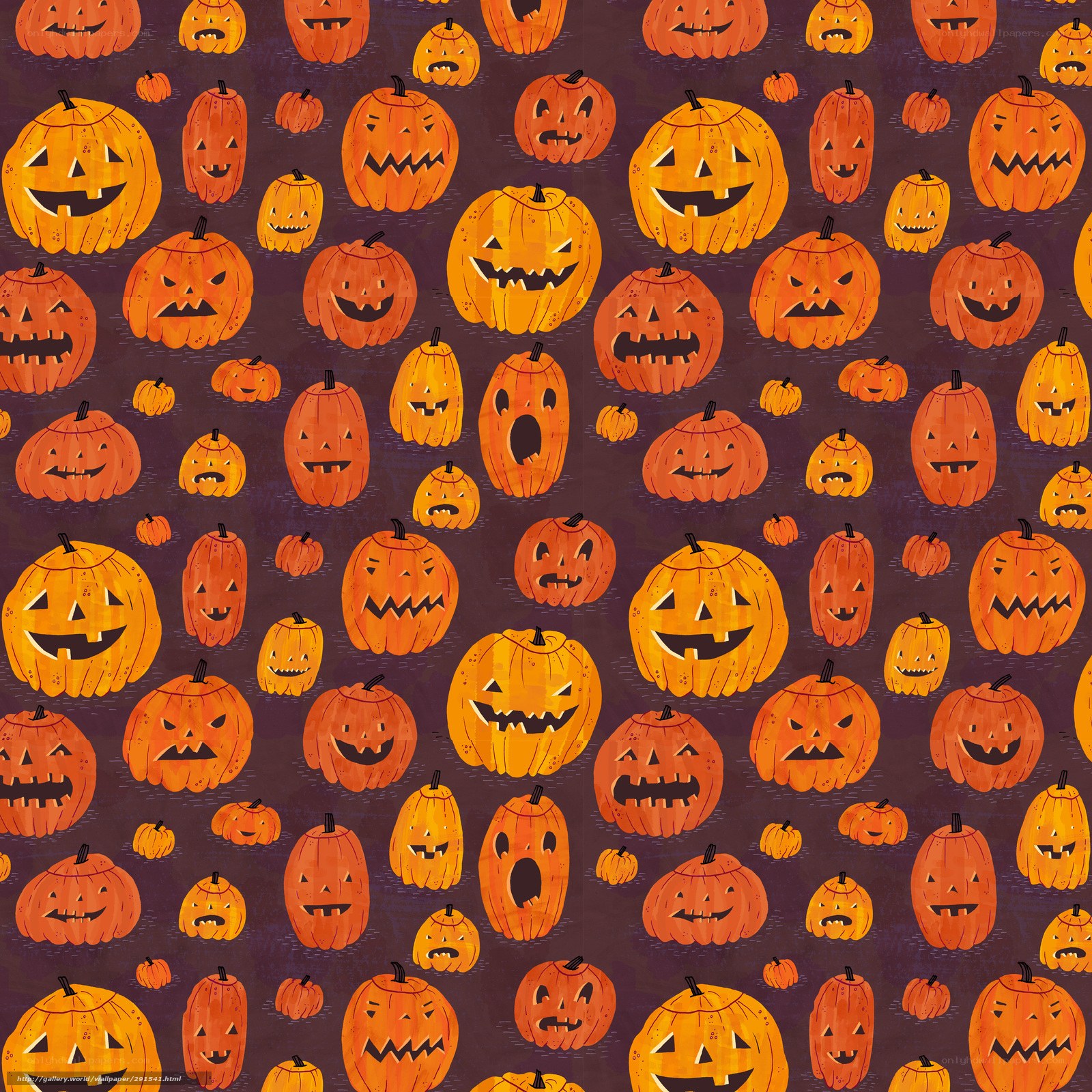 Halloween pumpkin pattern