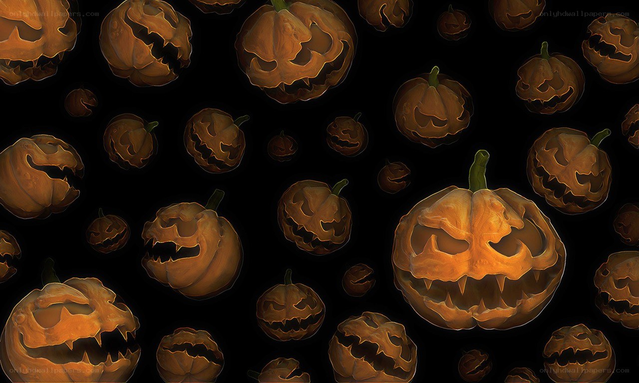 Halloween pumpkin pattern