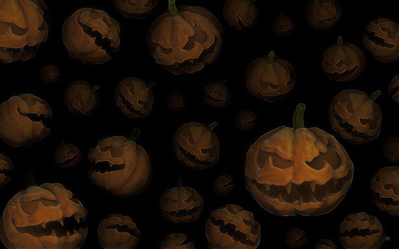 Halloween pumpkin pattern