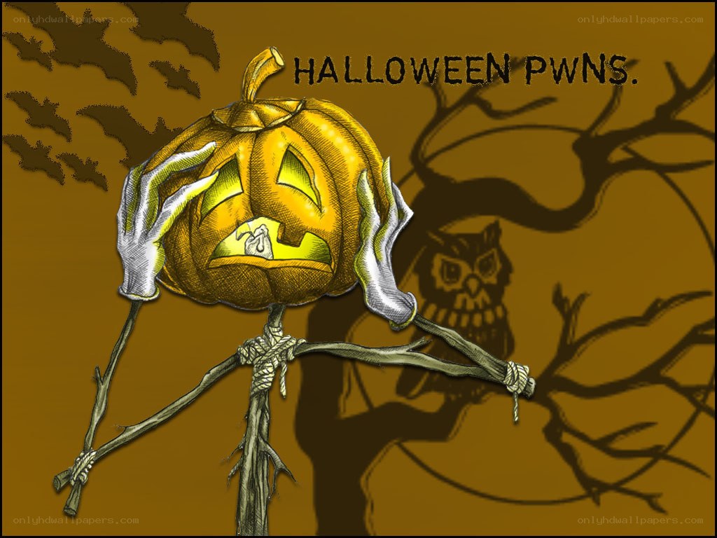 Halloween pumpkin scarecrow