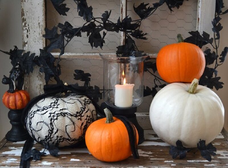 Halloween Pumpkins and Decor