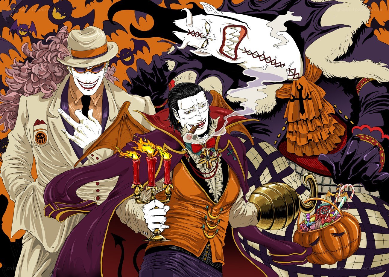 Halloween-themed anime characters