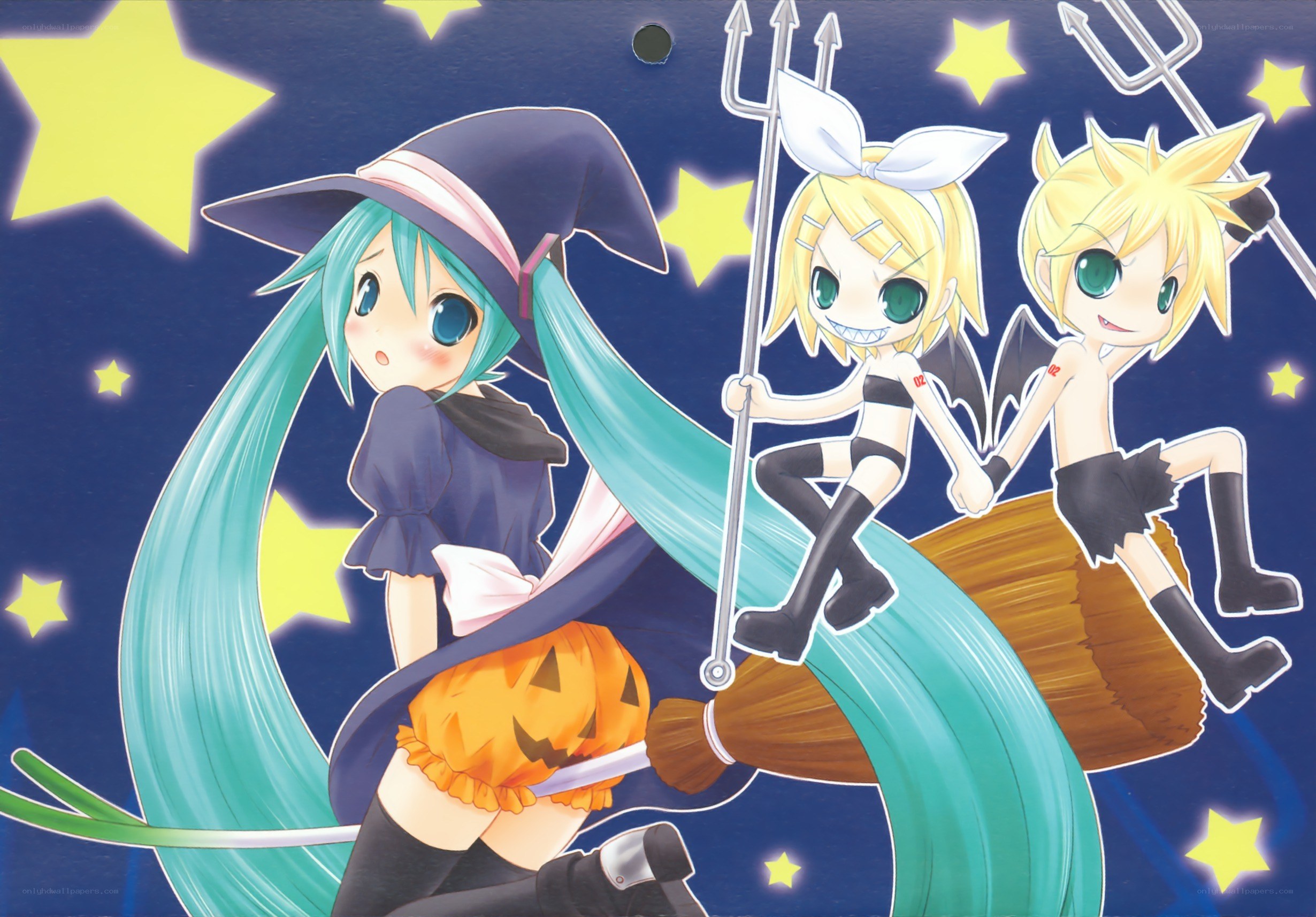 Halloween-themed anime characters