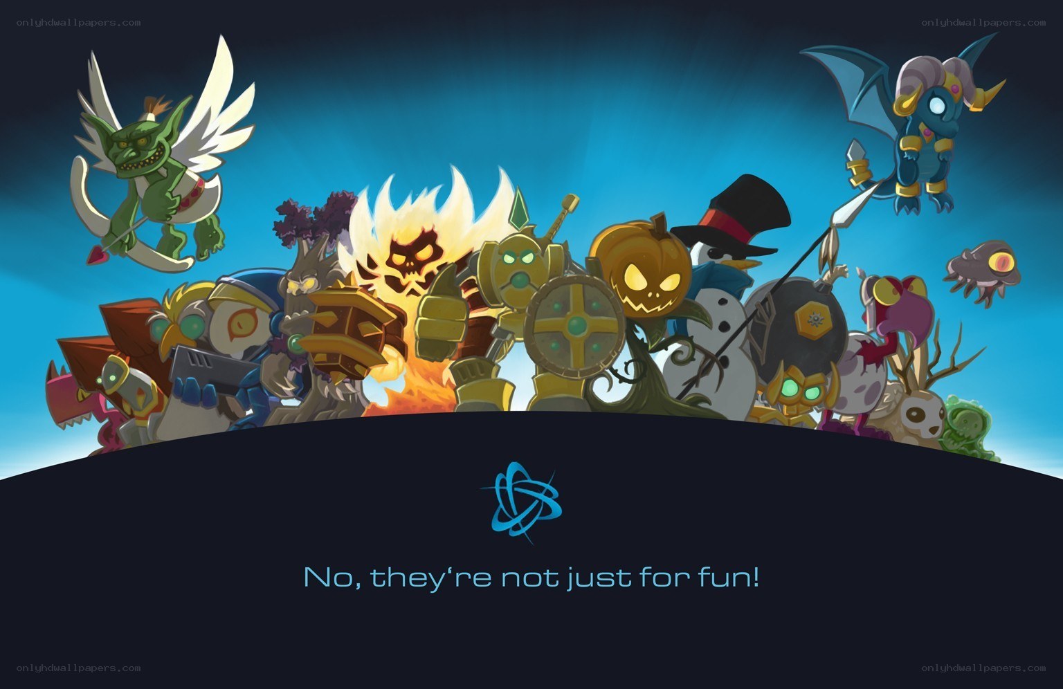 Halloween-themed game characters