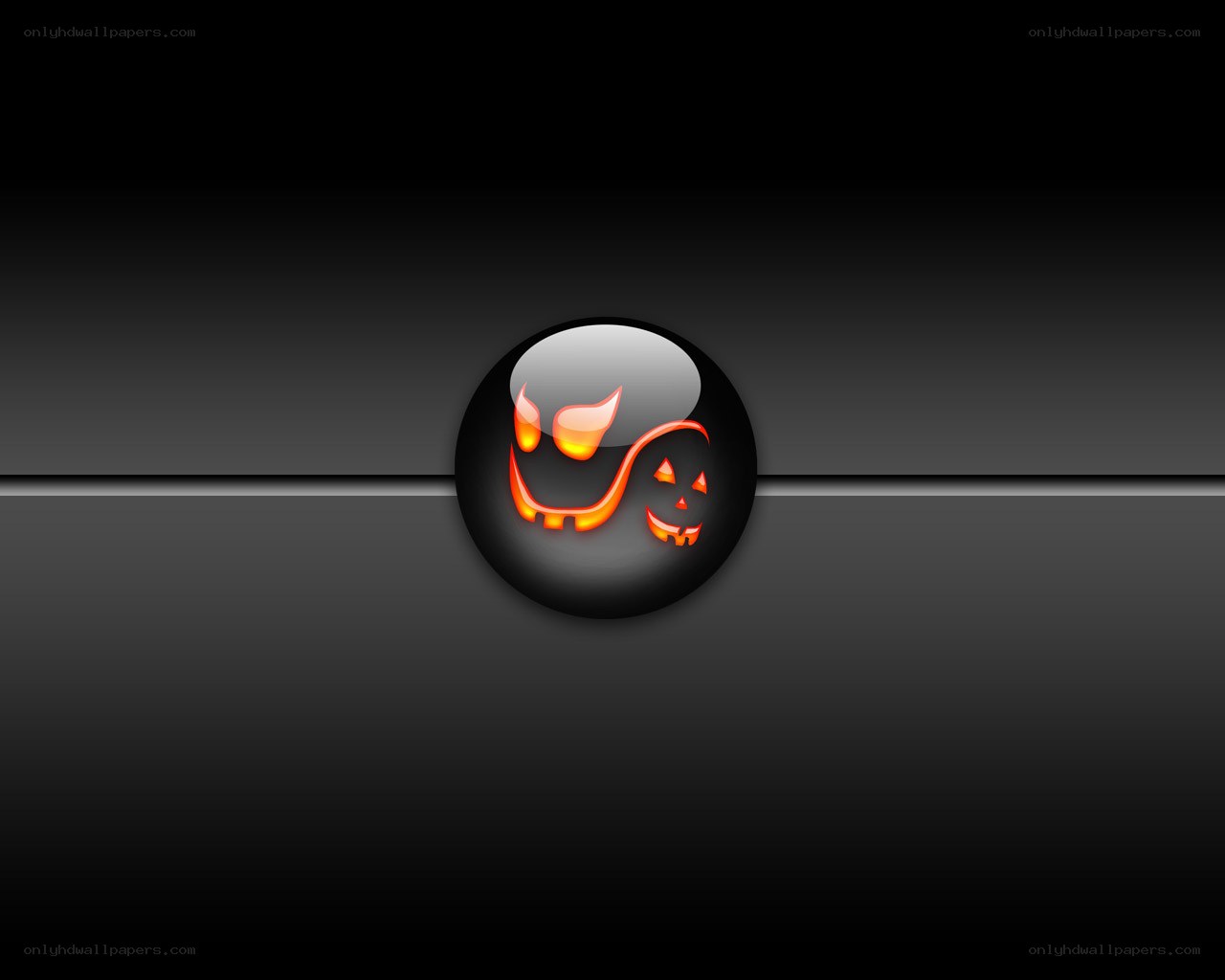 Halloween-themed icon on dark background