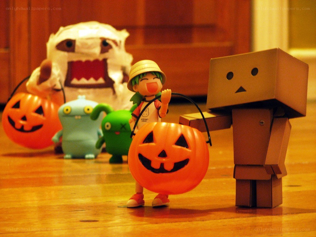 Halloween toy scene