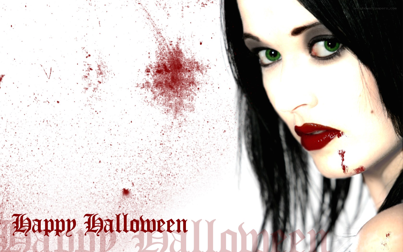 Halloween vampire woman