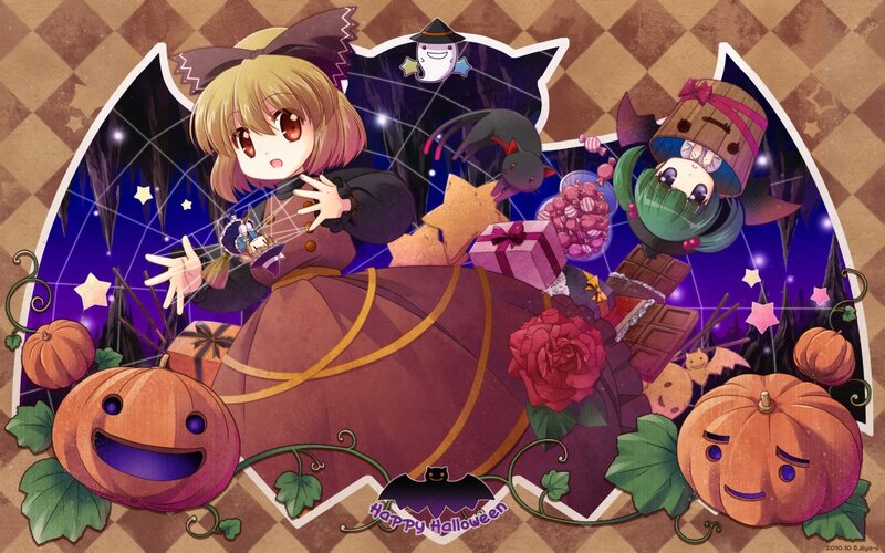 Halloween witch celebration