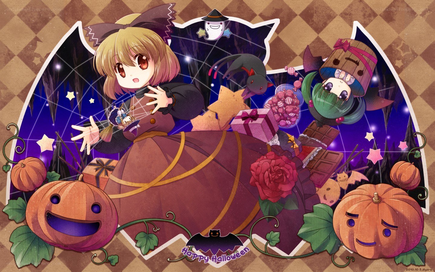 Halloween witch celebration