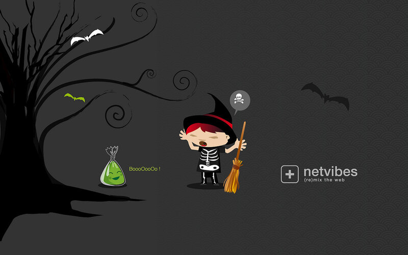 Halloween witch character