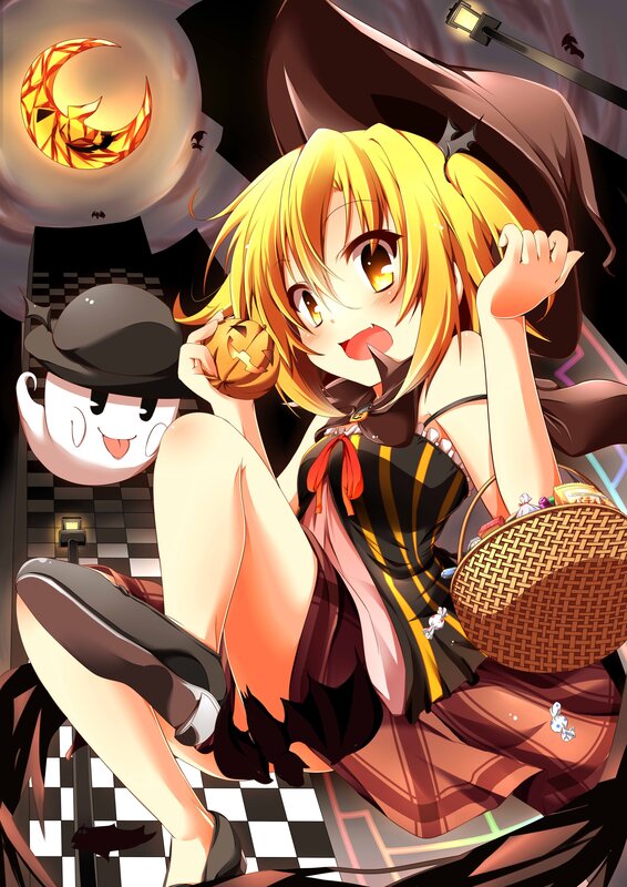 Halloween witch girl