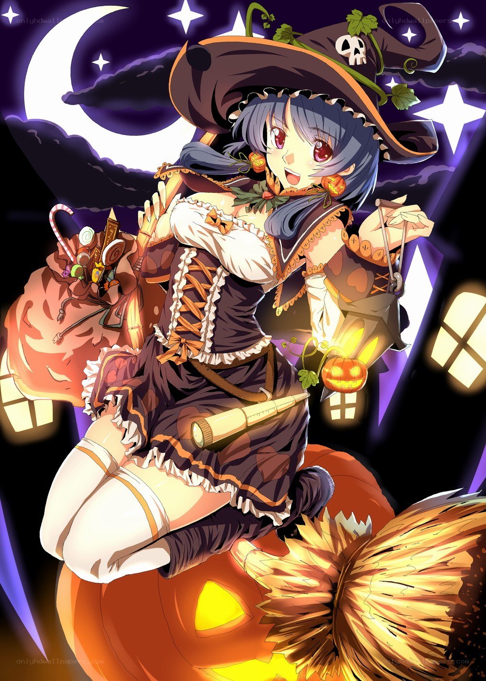 Halloween witch girl