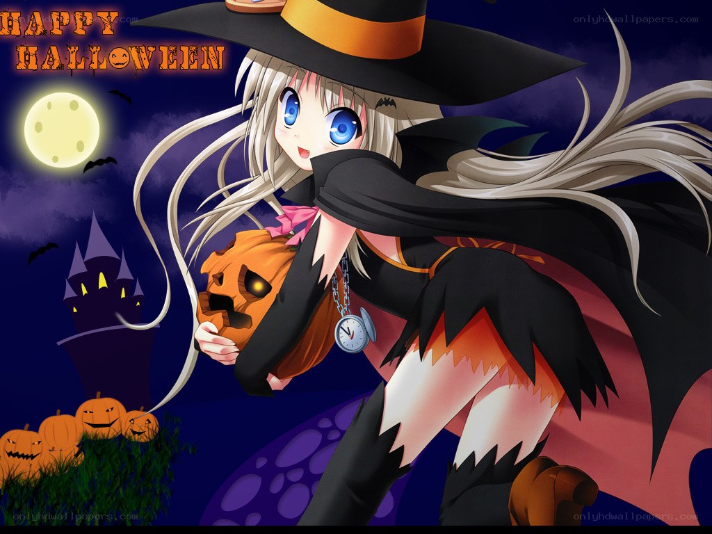 Halloween witch girl