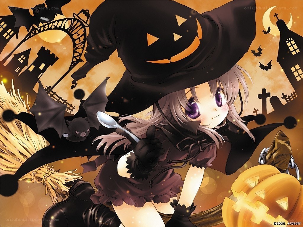 Halloween witch girl