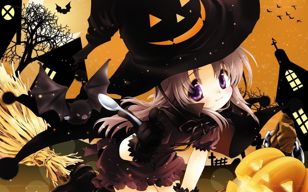 Halloween witch girl