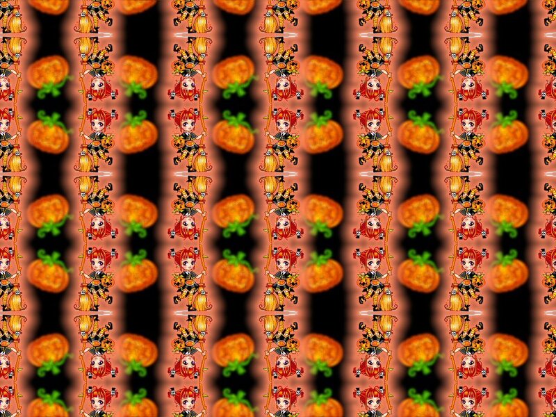 Halloween witch pattern