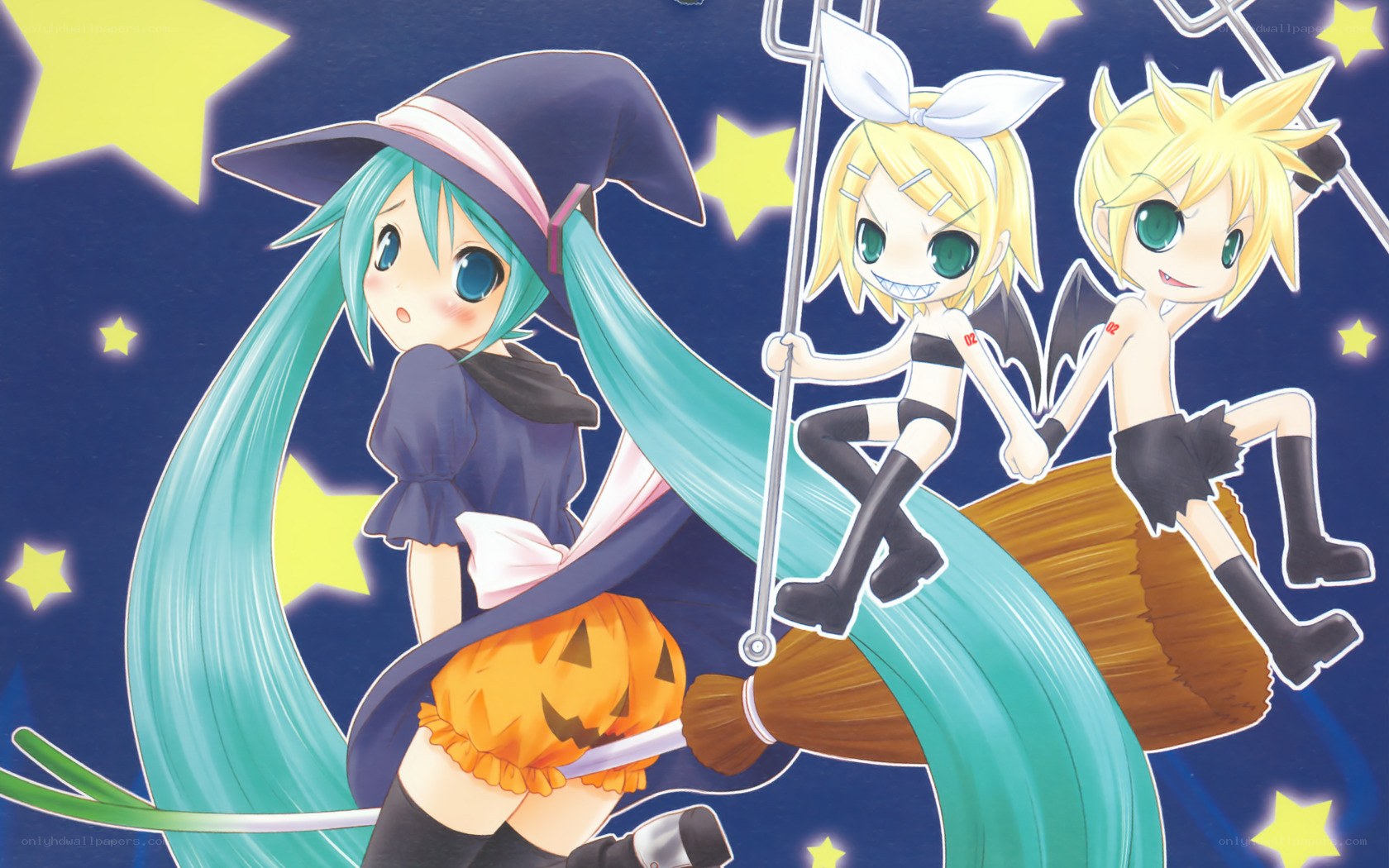 Halloween witch trio