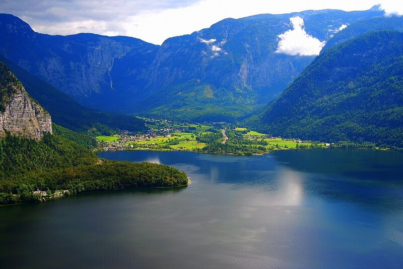 Hallstatt Village and Lake