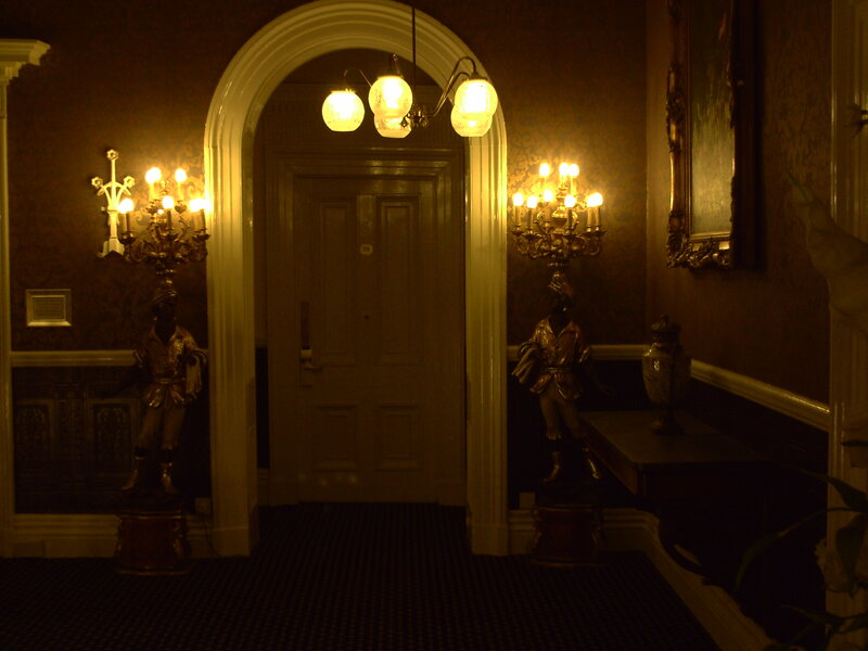Hallway with Statues