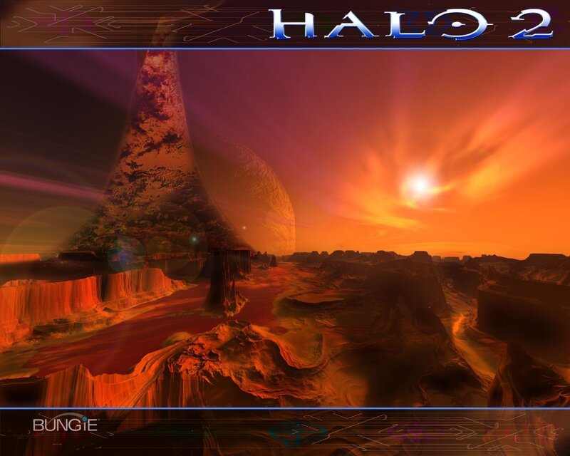 Halo 2 alien landscape