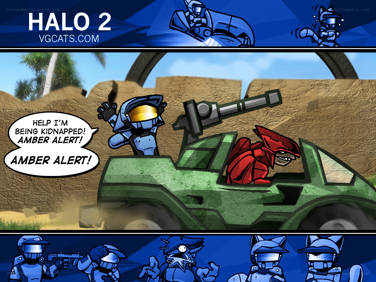 Halo 2 comic strip
