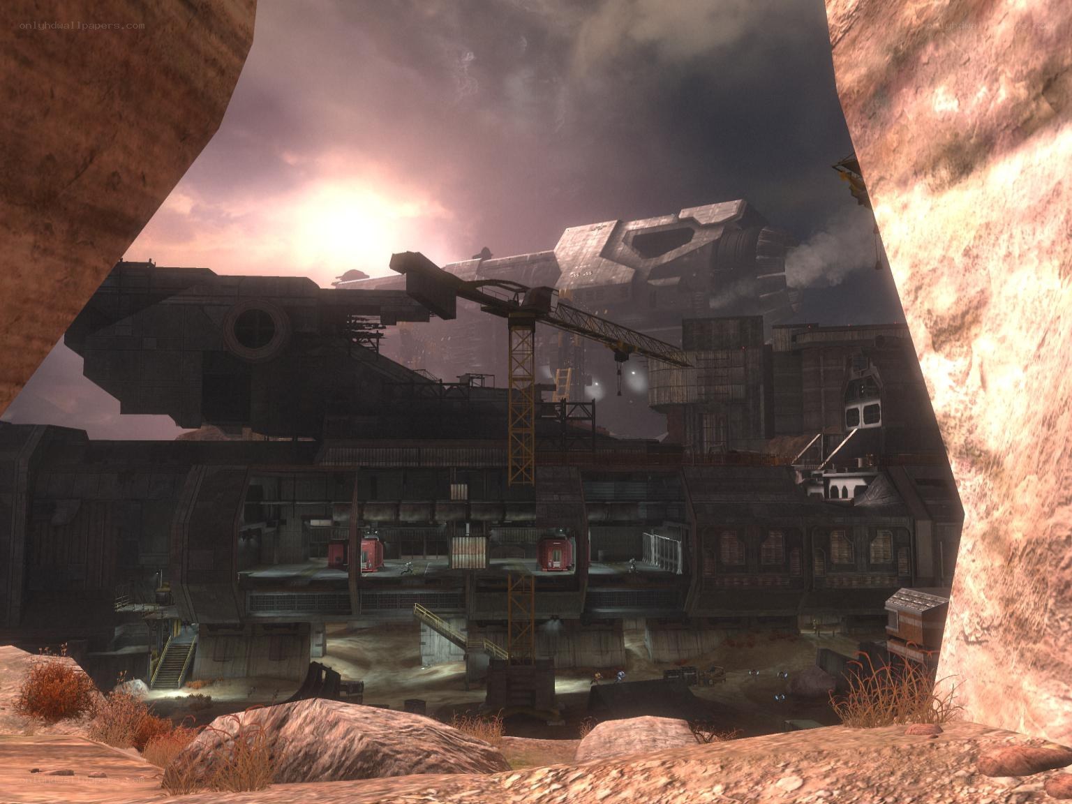 Halo 3 industrial facility