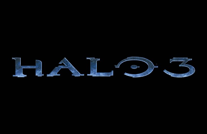 Halo 3 Logo — Black, Dramatic