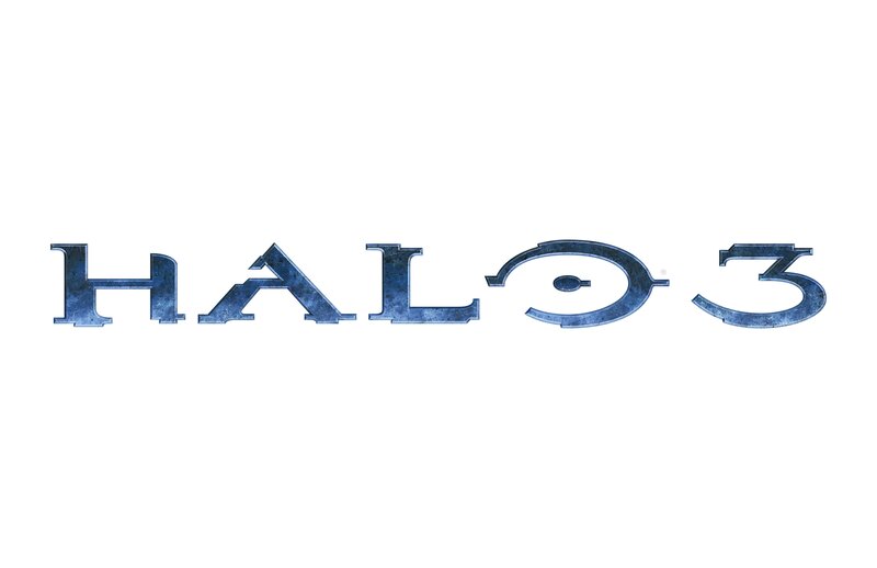 Halo 3 Logo — Blue, Minimalist
