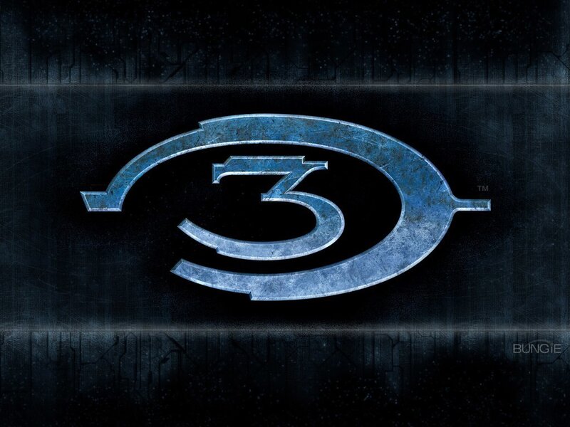 Halo 3 logo on dark background