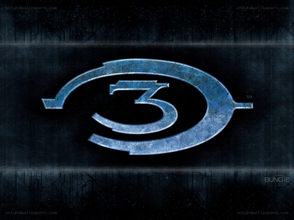 Halo 3 logo on dark background