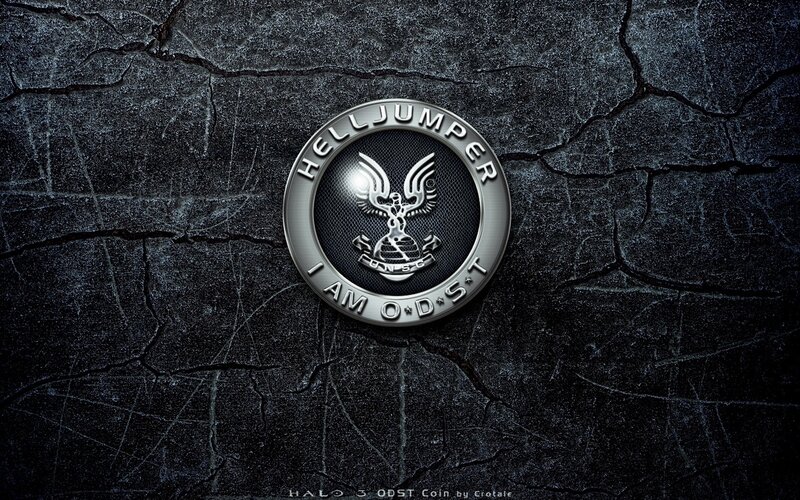 Halo 3 ODST coin emblem