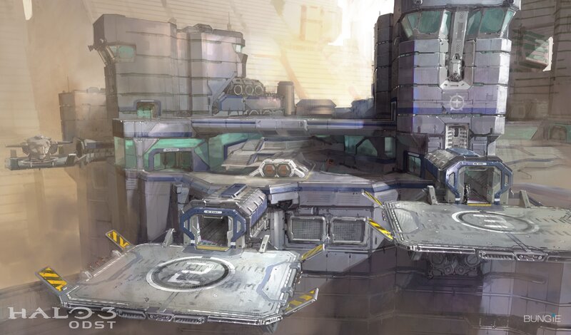 Halo 3 ODST concept art