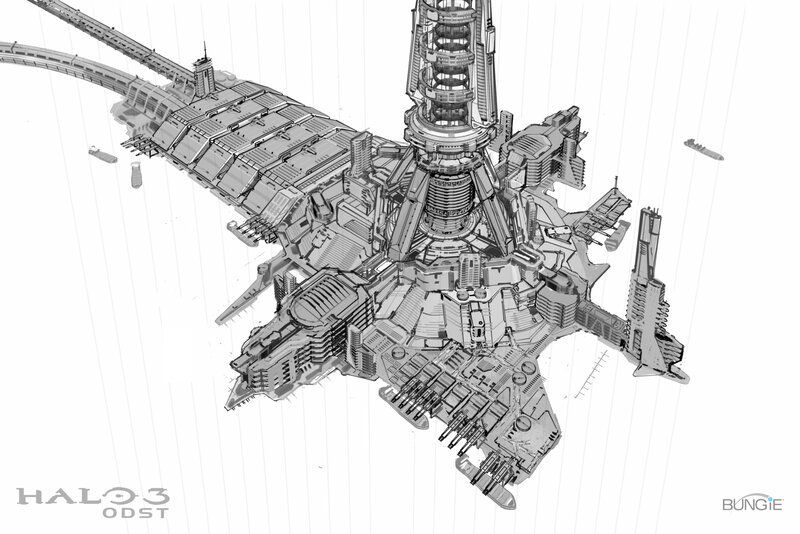 Halo 3 ODST concept art