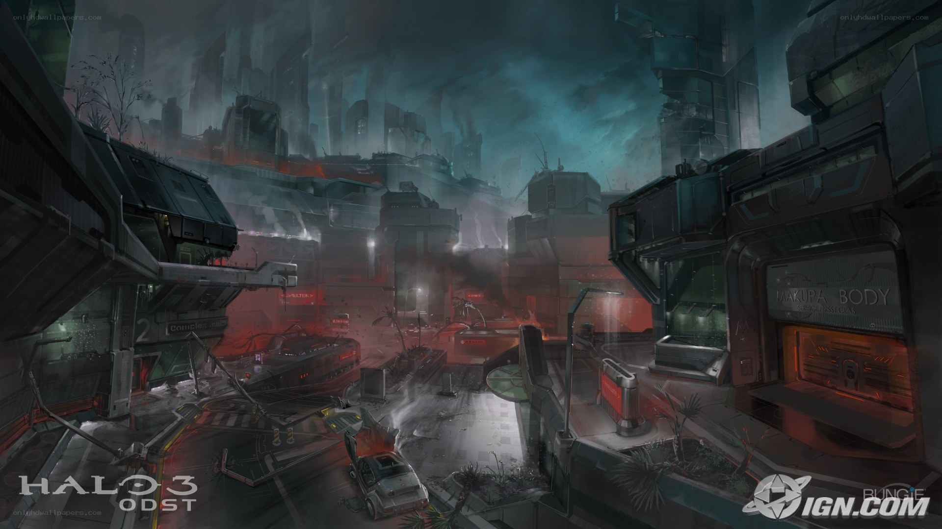 Halo 3 ODST concept art