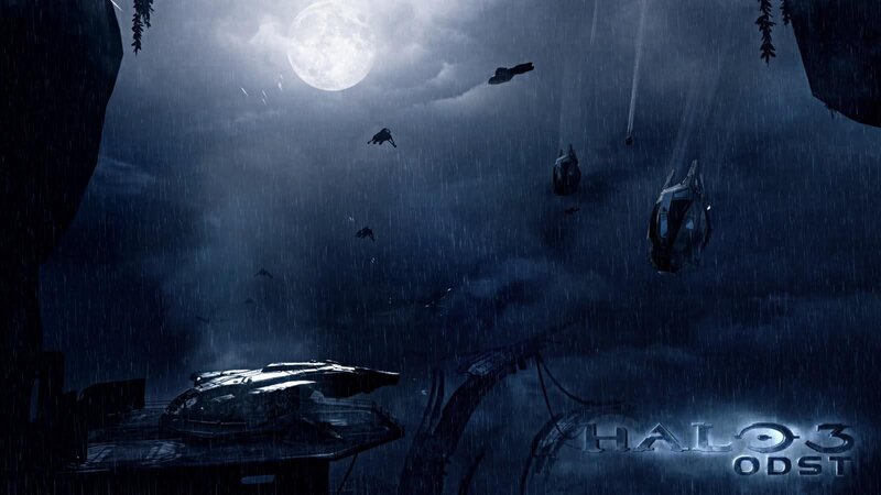 Halo 3: ODST night scene