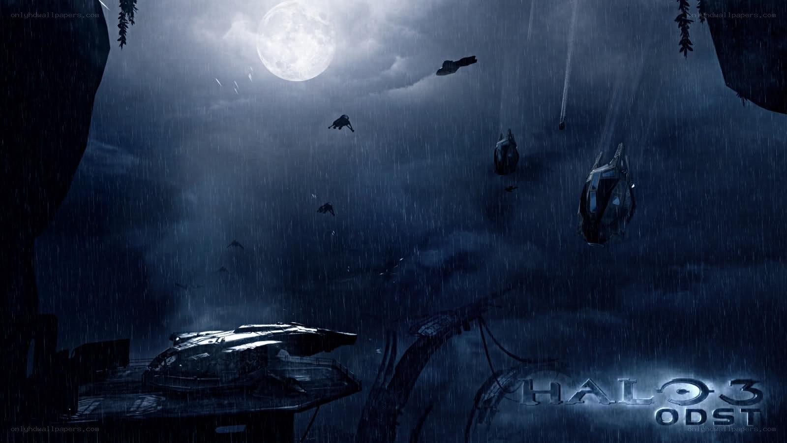 Halo 3: ODST night scene