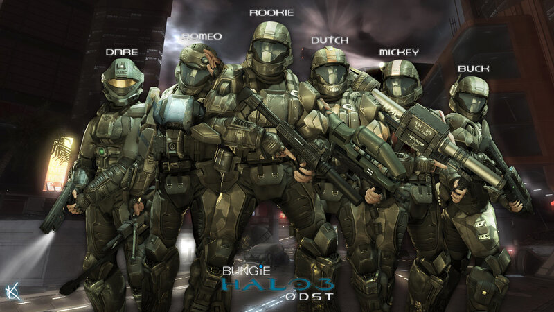 Halo 3 ODST Spartans