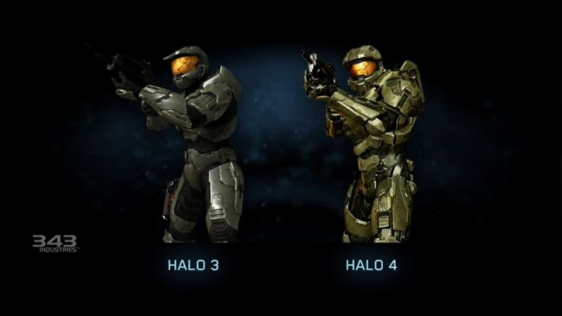 Halo 3 vs Halo 4 armor comparison