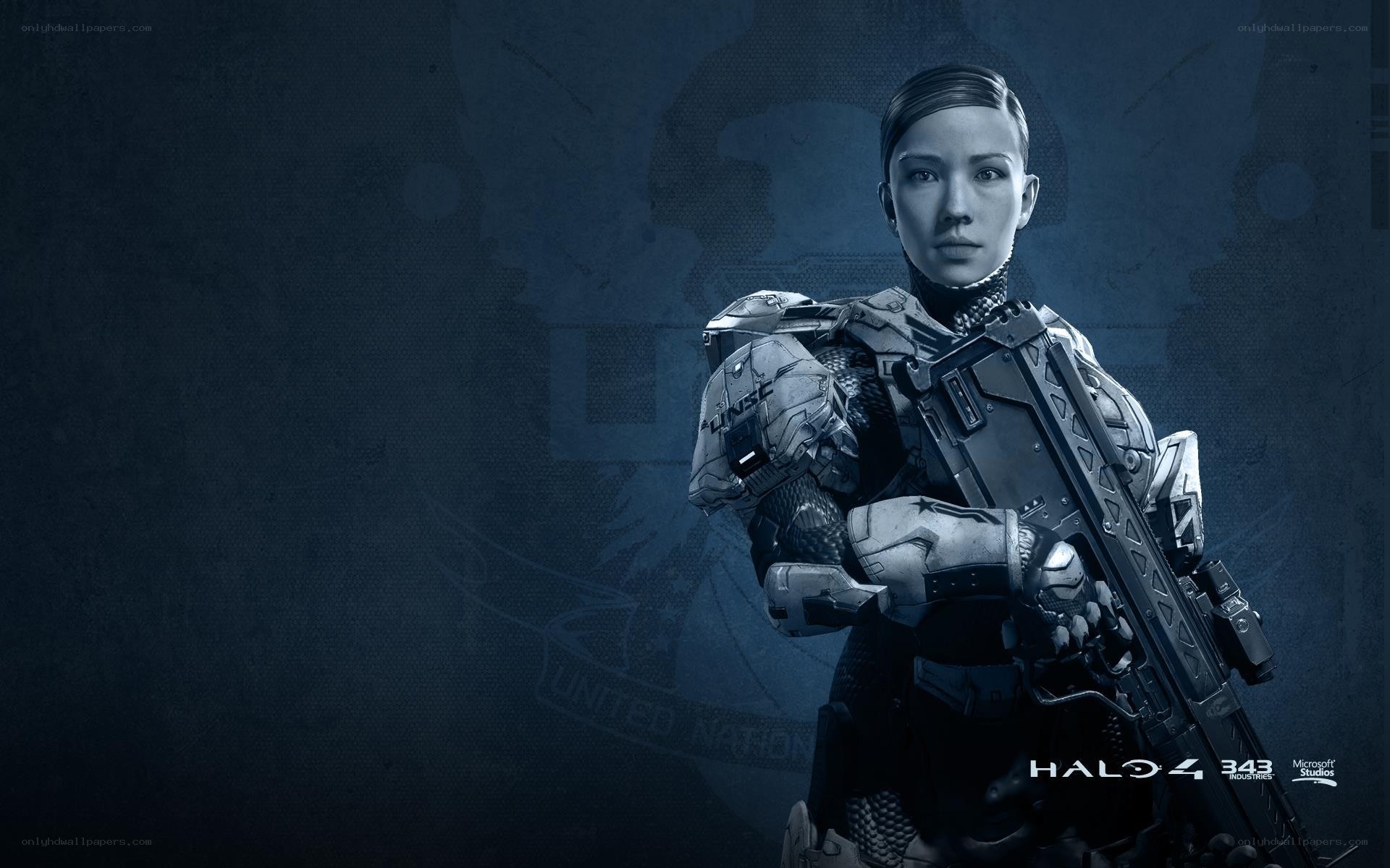 Halo 4 female soldier