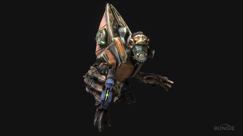 Halo alien soldier model