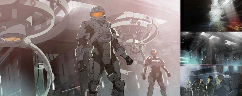 Halo animated scenes