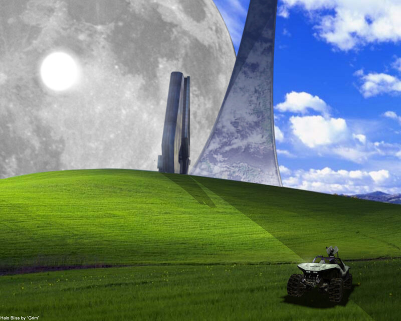 Halo Bliss on a Green Hill