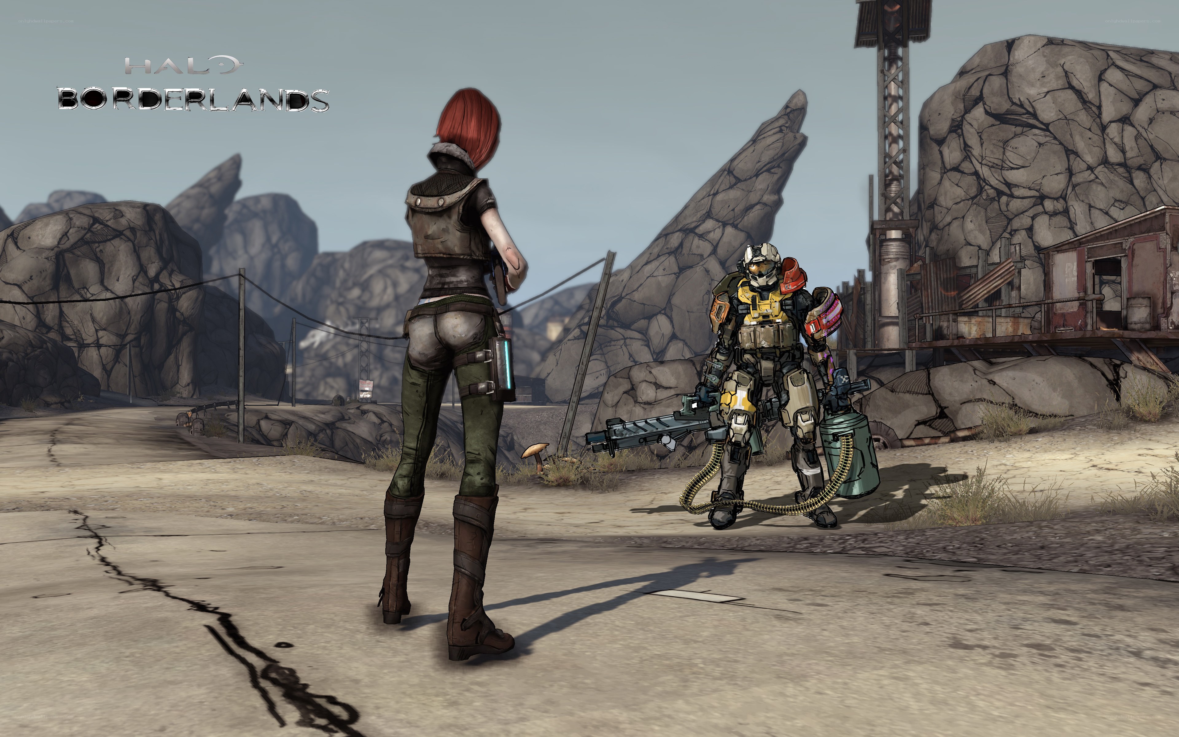 Halo: Borderlands scene