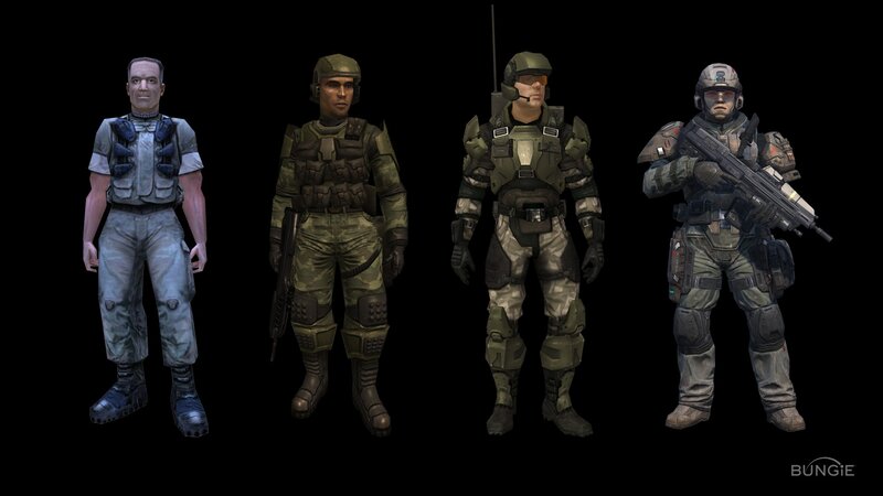 Halo character design evolution