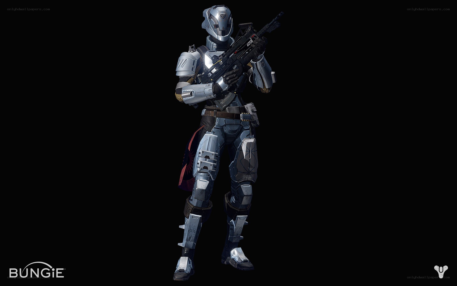 Halo character in armor