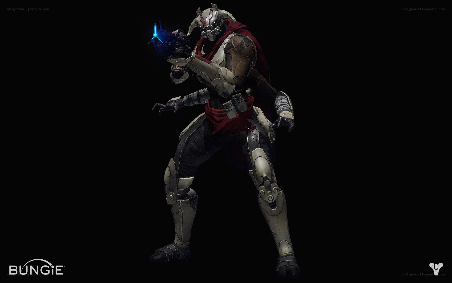 Halo character in armor